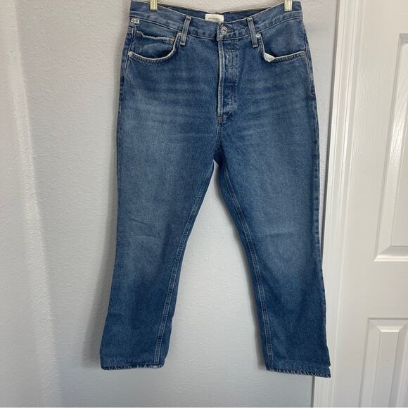 Citizens of Humanity Charlotte High Rise Straight Revolve Magnolia - Picture 2 of 14